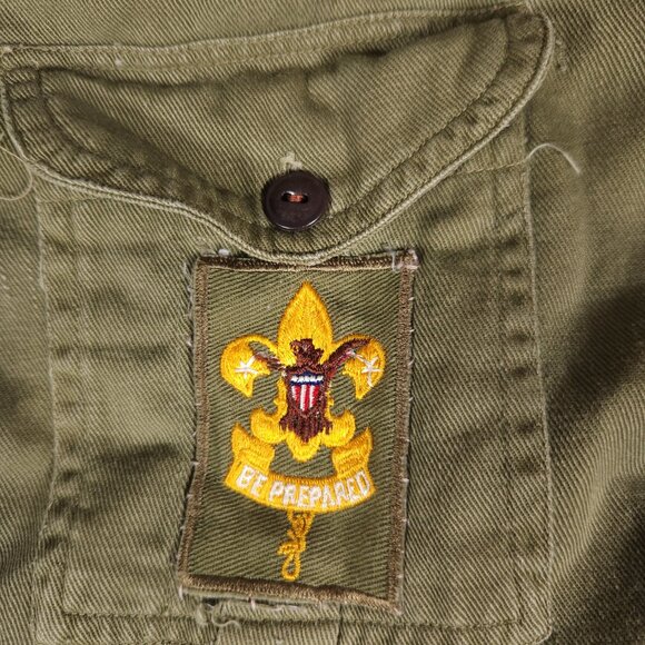 Vintage Boy Scout Uniform Shirt Two Harbors MN First Class Printing Patrol Youth - Picture 10 of 16